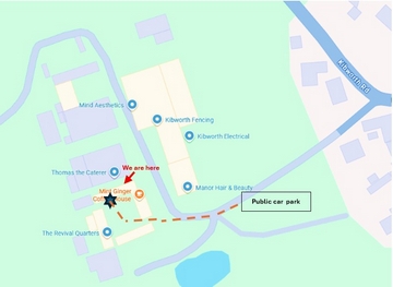 Location of Wellness Rooms within the Business Park